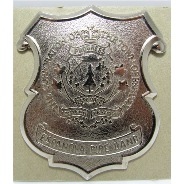 Town Of Espanola Pipe Band Badge