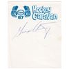 Image 1 : George Armstrong Genuine Autograph - Signed On 1967 ESSO Hockey Caravan Slip