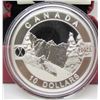Image 1 : 2014 O Canada Series $10 Fine Silver Coin - Skiing Canada's Slopes - By RCM
