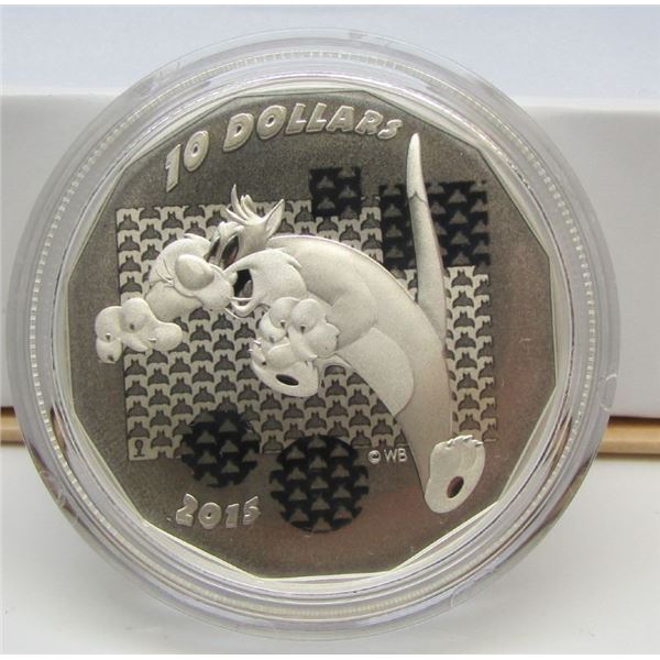 2015 Canada $10 Fine Silver Coin - Looney Tunes Series - "Sufferin Succotash!" - BY RCM