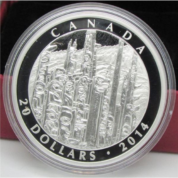 2014 Canada $20 Fine Silver Coin - Celebrating Emily Carr - By RCM