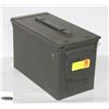Image 1 : 12" X 6" X 7.5" STEEL AMMO CAN