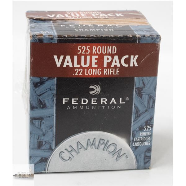525 FEDERAL CHAMPION .22 LR VALUE PACK