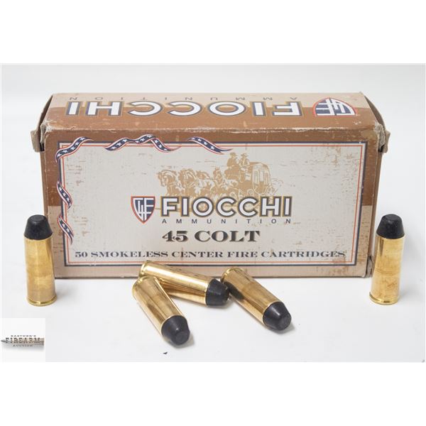 50 FIOCCHI 45 COLT 250 GRAIN CARTRIDGES