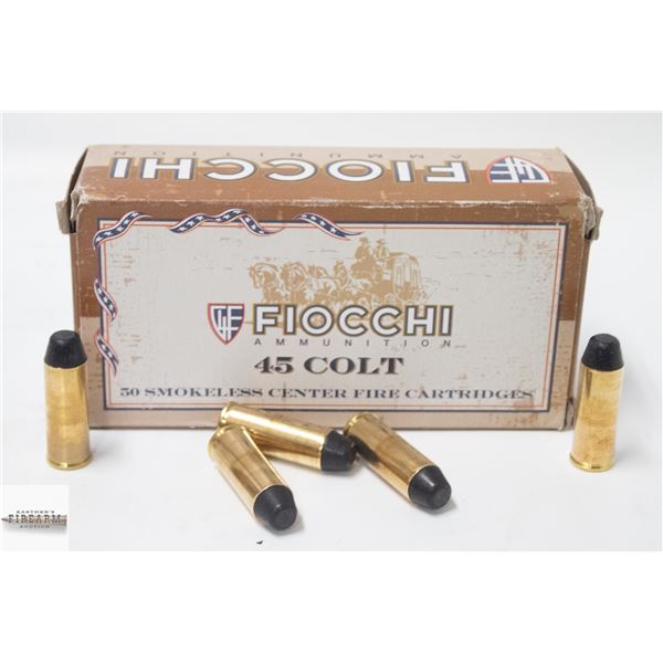 50 FIOCCHI 45 COLT 250 GRAIN CARTRIDGES