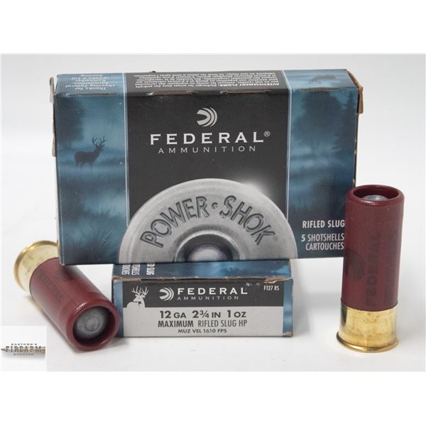 10 FEDERAL GAME-SHOK 12 GUAGE 2 3/4" SHOTGUN SLUGS