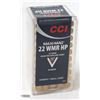 Image 1 : 50 CCI MAXI-MAG 22 WMR HP CARTRIDGES