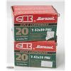 Image 1 : 40 BARNAUL 7.62 X 39 FMJ CARTRIDGES