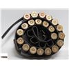 BANDOLIER BELT W/ 21 ASSORTED 12 GUAGE SHELLS