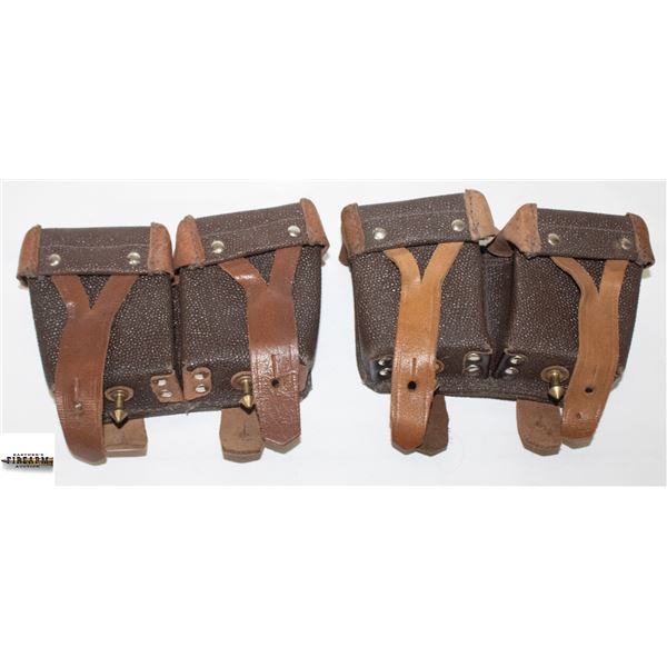 TWO AMMO POUCHES