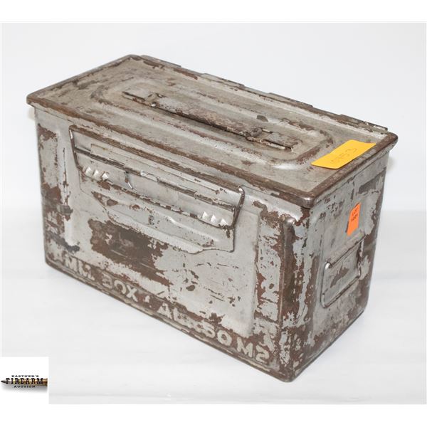 6" X 12" X 7.5" METAL AMMO CAN