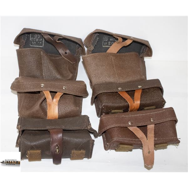 6 AMMO POUCHES