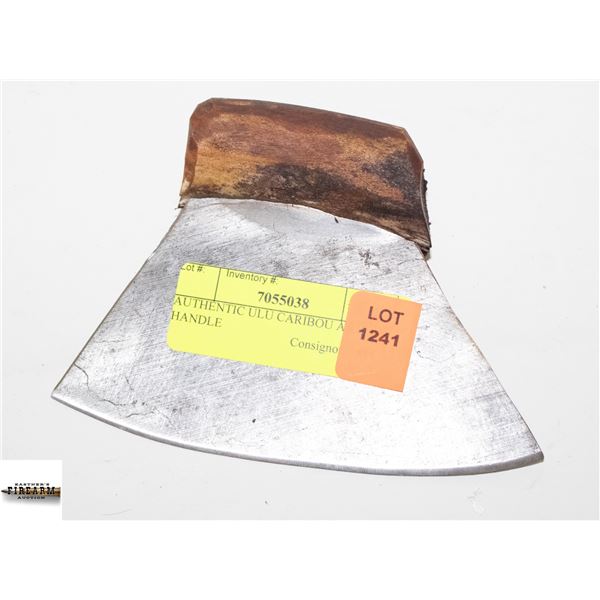 AUTHENTIC ULU CARIBOU ANTLER HANDLE