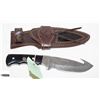 Image 1 : DAMASCUS SKINNING KNIFE WITH HOOK