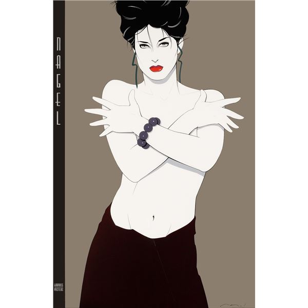 Patrick Nagel Color Poster Jennifer Arms Crossed By Graphics Posters