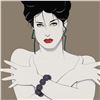 Image 2 : Patrick Nagel Color Poster Jennifer Arms Crossed By Graphics Posters