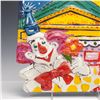 Image 2 : Juan Manuel Fernandez Fuentes One-of- a-Kind Clown Wall Art Plaque, Signed