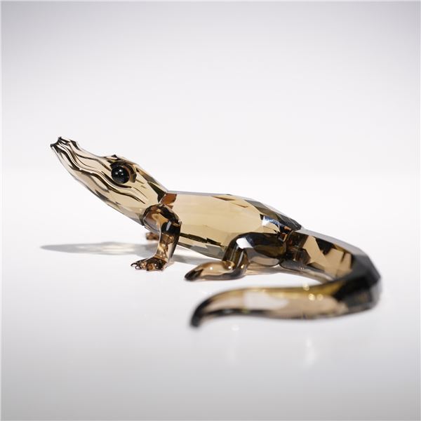 Swarovski Crystal Figurine, Baby Crocodile