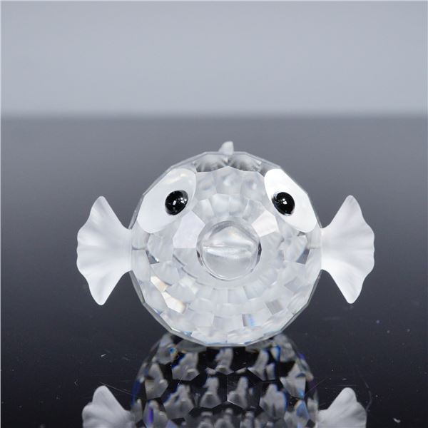 Swarovski Crystal Figurine, Mini Blowfish