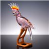Image 1 : Swarovski Crystal Paradise Birds Figurine, Cockatoo Red