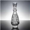 Image 1 : Brilliant Cut Crystal Decanter with Stopper: Starburst-Hobstar Design