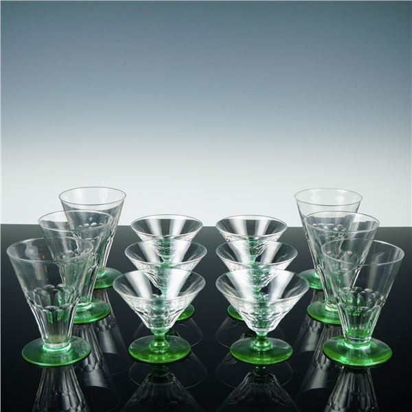 12pc Vintage Cocktail and Beverage Glasses