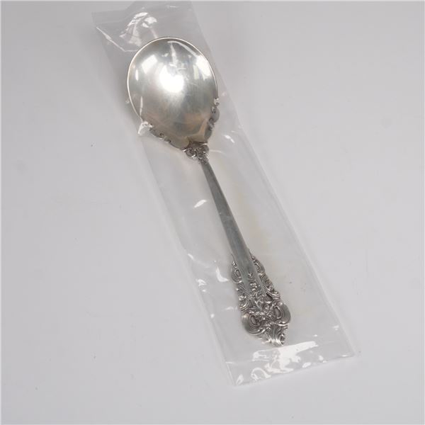 Wallace Sterling Silver Grande Baroque Berry Serving Spoon