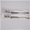 Image 1 : 2pc Wallace Sterling Silver Butter Spreader, Rose Point