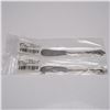 Image 2 : 2pc Wallace Sterling Silver Butter Spreader, Rose Point