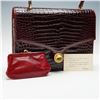 Image 7 : Lederer Handbag, Crocodile Leather with Coin Purse