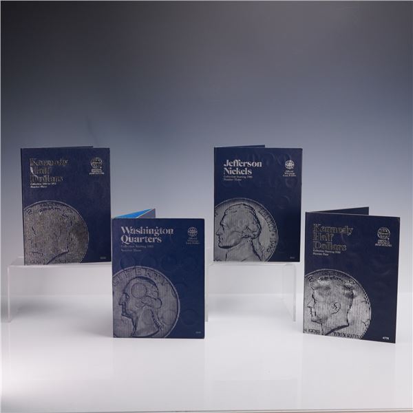 4pc 1965-2022 Whitman U.S. Coin Folder Collection