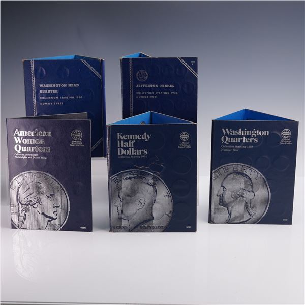 5pc 1960-2025 Whitman U.S. Coin Folder Collection