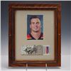 Image 1 : Framed Florida Panthers Game Ticket Signed by Mike Van Ryn