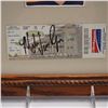 Image 2 : Framed Florida Panthers Game Ticket Signed by Mike Van Ryn