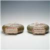 Image 3 : Pair of Chinese Famille Rose Moonflask Vases