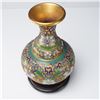 Image 4 : 4pc Chinese Cloisonne Vases with Wooden Stands
