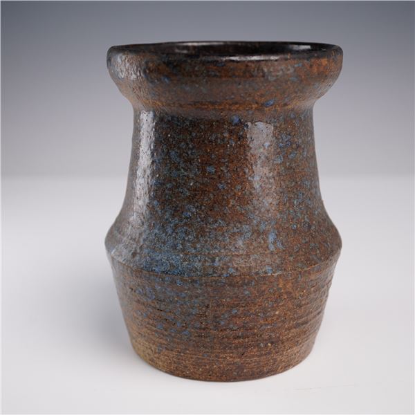 Rustic Studio Pottery Stoneware Vessel