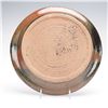 Image 3 : Studio Art Pottery Plate with Rust and Cream Glaze