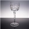 Image 2 : 4pc Crystal Claret Wine Glasses with Diamond Cut Pattern
