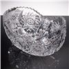 Image 6 : American Brilliant Cut Glass Bowl with Starburst and Fan Pattern