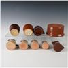 Image 3 : 10pc Assorted Brown Glazed Pottery and Metal Kitchenware, Jugs, Casserole