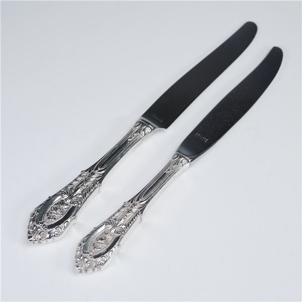 Pair of Wallace Rose Point Hollow Knives