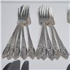Image 2 : 47pc Wallace Sterling Flatware Set, Rose Point