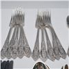 Image 3 : 47pc Wallace Sterling Flatware Set, Rose Point