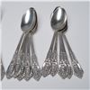 Image 4 : 47pc Wallace Sterling Flatware Set, Rose Point