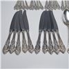 Image 5 : 47pc Wallace Sterling Flatware Set, Rose Point