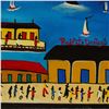 Image 3 : Prefete Duffaut, Original Oil on Canvas, Imaginary Haitian City, Signed