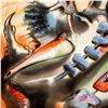 Image 3 : Peruvian Surrealist Watercolor & Gouache Painting on Paper Board, Signed