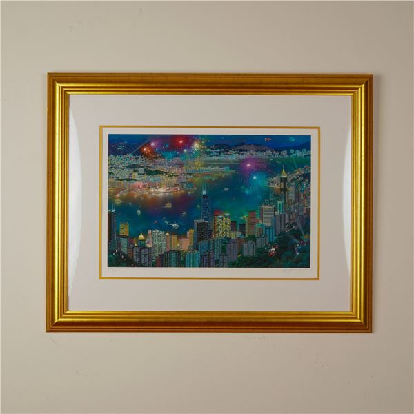 Alexander Chen, Limited Edition Serigraph, Hong Kong - Signed