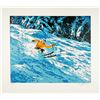 Image 1 : Harry Schaare, Serigraph on Paper, Skiing, Signed & Numbered